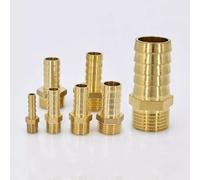 Conector de manguera de 4 mm, 6 mm, 8 mm, 10 mm, 12 mm de diámetro exterior a rosca macho métrica M8, M10, M12, M14, M16, M18, racor de tubería de lat