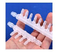 Conector de manguera de 6 a 10 vías - Bomba de aire de acuario de PP de grado alimenticio, desviador de gas líquido for riego de jardín(20 Pieces 8-4mm Side 6-Ways)