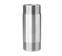 Conector de manguera de acero inoxidable Tubería de acero inoxidable 1/8, 1/4 y 3/8, macho a extensión, longitudes 38/50/60/80/90/100-200/250/300 mm, accesorios for agua(80mm,1/8")