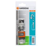 Conector de manguera de agua (Gris/Naranja) - GARDENA