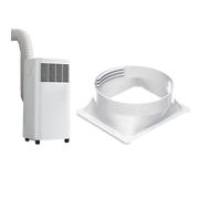 Conector de manguera de aire acondicionado móvil, adaptador de 5,9 pulgadas, rectangular,