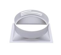 Conector de manguera de aire acondicionado portátil, acoplador de tubo de escape de aire acondicionado de 15 cm, extensión de conexión de tornillo izquierdo y derecho para ventanas, hogar, comercio