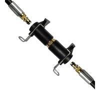 Conector de manguera de alta presión adaptador para compatible con Parkside Kärcher serie K acoplamiento rápido de latón de acero inoxidable limpiador de alta presión accesorios clic (Karcher K series