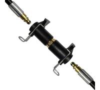 Conector de manguera de alta presión adaptador para compatible con Parkside Kärcher serie K Acoplamiento rápido Conexión rápida latón acero inoxidable limpiador de alta presión Accesorios Click