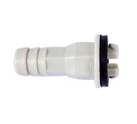 Conector de manguera de drenaje, boquilla de manguera de drenaje de 17 mm con goma para medios sin fugas