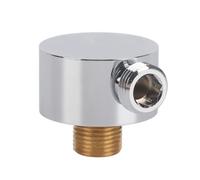 Conector de manguera de ducha de latón G1/2, adaptador de ducha de mano con codo de salida de ducha, accesorios de conector de forma redonda