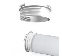 Conector de manguera de escape de PVC para aire acondicionado portátil, se adapta a 130 mm de diámetro interior y 150 mm de diámetro exterior, adaptador de interfaz redonda para una expulsión