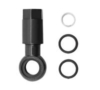 Conector de manguera de freno para bicicleta, hidráulica de precisión, inserto de oliva para un reemplazo seguro y rendimiento sin fugas con fácil instalación, ajuste de línea para carretera, carreras