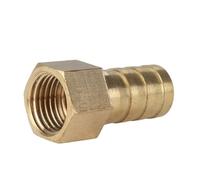 Conector de manguera de latón de 4 mm a 19 mm con cola de espiga de 1/8", 1/4", 1/2" y 3/8" con rosca hembra BSP, junta de cobre C