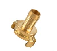 Conector de manguera de latón de liberación rápida para tuberías de jardín, adaptador de grifo para lavado de coches, se adapta a grifos estándar del Reino Unido para exteriores de 12,5 mm y 15 mm