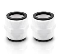 Conector de manguera de piscina de repuesto para Intex & Coleman, adaptador de manguera de piscina, conector de manguera dividida de piscina de 1.5 pulgadas con 4 anillos en L, para conector de