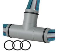 Conector de manguera de piscina - Extensión de piscina de piso | 1.25 pulgadas en la conexión de la manguera de extensión de la piscina de piso para manguera de 1-1/4 pulgadas | Parte de reemplazo de