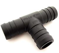 Conector de manguera de plástico T pieza X2 - Diámetro exterior de 20 mm para mangueras
