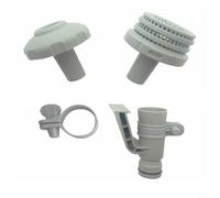 Conector de manguera de repuesto de 1 25 pulgadas para piscinas sobre el suelo Intex 25022E, garantiza un ajuste seguro