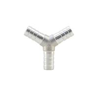 Conector de manguera, empalmador púas acero inoxidable 304, adaptador acoplador tubo recto for aire, agua, combustible(32mm)