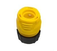 Conector de manguera Karcher 2 645191 0 diseñado para adaptarse a tres tamaños de manguera ampliamente utilizados con agarre ergonómico para un cómodo control de conexión (paquete de 1)