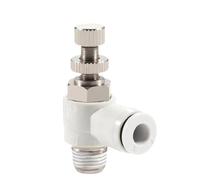 Conector de manguera neumática MSL4-M5 MSL6-M3 MSL5-01, válvula reguladora de velocidad de cilindro, mini 10 unidades(MSL6-M5)