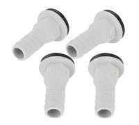 Conector de manguera para aire acondicionado, ajuste de drenaje 14X con rendimiento fiable (4 piezas)