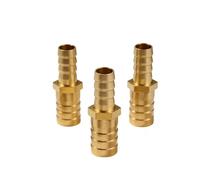 Conector de manguera recta de latón, junta reductora de púas iguales, adaptador de conector acoplador de púas de cobre y Gas de 4/6/8/10/12/14/19/25mm(8mm To 4mm Extended)