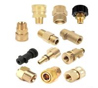 Conector de manguera roscado G1/4 M22 3/8 para equipos de lavado de automóviles de alta presión y herramientas de agua (#6)