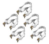 Conector de manguito, conector de tubo de invernadero, 5 unidades de conectores de aluminio para invernadero