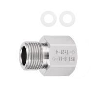 Conector de máquina de refrescos de CO2 pequeño conector de inflado de CO2 que convierte TR21-4 a W21.8 adecuado para botella