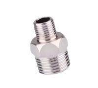 Conector de metal de acoplamiento de acero, resistente a la corrosión, mejoras de juntas de fontanería para aplicaciones domésticas y de jardín, adaptador de agua