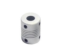 Conector de metal del motor, motor paso a paso de aluminio D19L25 Acoplamiento del eje de mandíbula flexible 3 mm 4 mm 5 mm 6 mm 6,35 mm 8 mm 10 mm Codificadores Máquina de grabado(4x6)