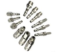 Conector de montaje de compresor de manguera de aire, juego de liberación rápida de 1/4 pulgadas 3/8 para