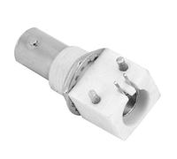 Conector de montaje en PCB,10 piezas de 90 grados,Conector Bayoneta Bnc,adaptador 2P BNCQ9 para sistemas CCTV,Para soldar a placa,blanco
