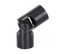 Conector de motor de acoplamiento de eje universal simple de 12 x 24 x 51 mm, acoplador de acero for junta universal de dirección DIY for piezas CNC.(5pc 12x24x51 no key)