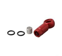 Conector de oliva Bh90 de alta resistencia para manguera de freno hidráulico compatible con Slx para Xt para Xtr Mt4 Componentes de ciclismo rojo (rojo)
