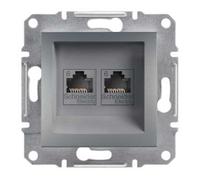 Conector de ordenador ASFORA 2x Cat.6 UTP sin marco EPH4800162