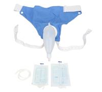 Conector de orina de silicona para bolsa de orina para hombres, portátil de 1000ml 2000ml con válvula antirreflujo y canal para catéter urinario, para pacientes mayores, incontinencia urinaria