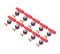 Conector de panel para cable de soldadura, juego de 10 unidades; enchufe rápido europeo para máquinas de soldar; desconexión rápida de latón y caucho, de 200 a 250 A, para