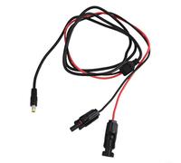 Conector de panel solar a cable adaptador CC de 8 mm, cable de extensión de 16 AWG de 6 pies para estación eléctrica portátil, generador solar compatible con la serie Explorer, 36 V 13 A