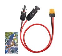 Conector de Panel Solar a XT60 Cable Adaptador 60cm, 12AWG Cable Adaptador de Panel Solar para EF DELTA 2 y River Pro MAX Powerstation 757 Powerhouse Generador Solar