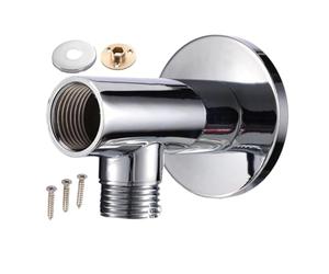 Conector de pared para ducha, válvula angular, adaptador de manguera de ducha, conector de repuesto denso, conector que ahorra espacio para hotel, hogar y baño