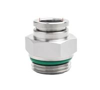 Conector de PC con rosca G for manguera de aire G1/8 1/4 3/8 1/2, tubo macho de 8 mm, neumático(PC12-G04)