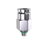 Conector de PC con rosca G for manguera de aire G1/8 1/4 3/8 1/2, tubo macho de 8 mm, neumático(PC6-M5)