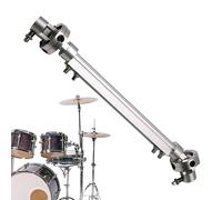 Conector de pedal de bombo doble, varilla de enlace de percusión, conjunto de eje de transmisión doble de aleación, sincronizador de transmisión suave, hardware de alto rendimiento, mejora de control