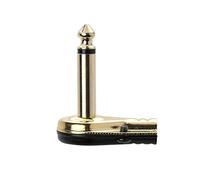 Conector de pedal de efectos de guitarra macho plano de 6,35 mm