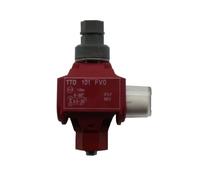 Conector de perforación Cable de conector perforante con aislamiento ignífugo de 1 kV, con abrazadera perforante, negro TTD101FJ y rojo TTD101FV0(TTD101FV0)
