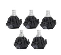 Conector de perforación para aislamiento, 5 unidades, 1 kV, abrazadera de perforación sin pelado para la separación de cables de alta y baja tensión, conector de derivación de (JJC-2)