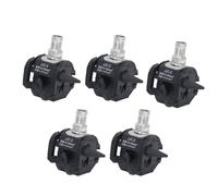Conector de perforación para aislamiento, 5 unidades, 1 kV, abrazadera de perforación sin pelado para la separación de cables de alta y baja tensión, conector de derivación de (JJC-3)