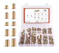 Conector De Perno Roscado,Kit de Tuercas Hexagonales de Vaso para Uso en el Hogar - Juego De Conectores Con Llave Hexagonal Para Muebles De Contrachapado