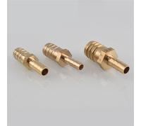Conector de pezón for instalación de tuberías, 5 piezas de latón, reductor de 2 vías, manguera recta, reductor de púas, adaptador de acoplador(4mm 8mm Barb)