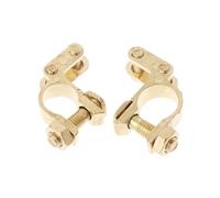 Conector de pinza para terminal de batería Clips de abrazadera de Terminal de batería de coche, conector de latón de repuesto, 2 uds.