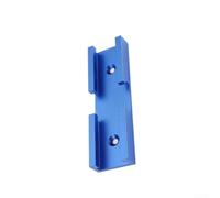 Conector de pista en T de aluminio para carpintería, conducto de intersección de pista cruzada, color rojo, 80 mm de longitud, accesorio de herramienta de mano portátil ligero para montaje de