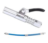 Conector De Pistola De Engrase,Asudaro Boquilla De Grasa De Alta PresióN para Pistola De Engrase Boquilla De Grasa Conector G Boquilla De Grasa para Pistola De Engrase con Manguera De 30cm